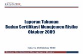 Jakarta, 20 Oktober 2009 - bsmr.org Tahunan 2009.pdf · I Laporan Kinerja dan Rencana Kerja BSMR ... observasi langsung, laporan hasil kerja, job ... coaching,counselling, kursus,
