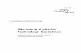 Minnesota Assistive Technology Guidelinesmn.gov/mnddc/past/pdf/00s/00/00-MAT-MDE.pdf · Minnesota Assistive Technology Guidelines Minnesota Guidelines for the Consideration of Assistive