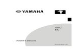 OWNER’S MANUAL - เรือ,เรือ ... Motor/yamaha/manual/Yamaha … · Thank you for choosing a Yamaha outboard motor. This Owner’s Manual contains infor- ... The 4ACMH,
