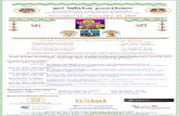 Sri Lalitha · PDF fileSrirastu Subhamastu Avighnamastu Sri Lalitha Peetham Panchahnika Kala Sarpa Pratistha, Pratyangira Samprokshana Mahotsavam November 22 – November 26, 2017