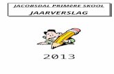 JACOBSDAL PRIMêRE SKOOL - jakkies.com 2013.docx  · Web viewMet die 43ste jaarverslag aan die beheerliggaam en ouers van Jacobsdal Primêre Skool word daar gefokus op net ... Ons