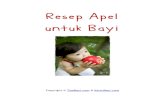 Resep Apel untuk Bayi - · PDF fileKartuBayi.com – maksimalkan otak kanan Balita Anda! Page 4 Tips Memilih Buah Apel untuk Si Kecil Untuk kekhawatiran terhadap kontaminasi pestisida
