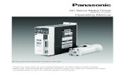 MINAS A-series Operating Manual - Panasonicindustrial.panasonic.com/content/data/MT/PDF/minas_a_e.pdf · MINAS A-series Operating Manual • Thank you very much for your buying Panasonic