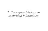 2. Conceptos básicos en seguridad informáticawebdiis.unizar.es/.../2-ConceptosBasicosSeguridadInformatica.pdf · – Dominios de protección: relaciones de grupos de clases con