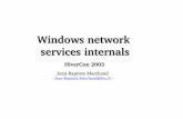 Windows network services internals - palkeo · PDF filenc.exe: TCP/UDP client or server nc.exe (netcat) Windows port of the well-known nc Unix utility