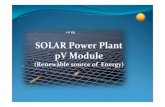 SOLAR Power Plant pV - [RapJapan] 日本不動産鑑定 ... · PDF filefor Solar power Plant of capacity more than 5MW. For ... points with the solar developer. This project is being