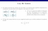 Ley de Gauss - fis.puc.clImplicancias La ley de Gauss puede ser utilizada para demostrar que no existe campo eléctrico dentro de una jaula de Faraday(Un volumen V sin carga eléctrica