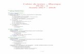 Cahier de texte - Physiquepcsi2llg.free.fr/CahierDeTextes-Physique.pdf · Domaine de validité d’une théorie ... Introduction à la résolution de problèmes ; onde sur une ...