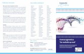 Praktische informatie Voor welke medicijnen? - · PDF fileWat is Farmacogenetica? Farmacogenetica is het onderzoeken van uw DNA met als doel om in te schatten hoe snel geneesmiddelen