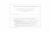 The theory of Industrial Organization - Tinbergenmoraga/LawEconomics8.pdf · 1 Ph. D. Law and Economics The theory of Industrial Organization Ph. D. Program in Law and Economics Session