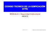 CODIGO TECNICO DE LA EDIFICACIÓN (CTE) - coavn. · PDF fileCódigo Técnico de la Edificación – MÓDULO I INDICE 10 Coeficientes de seguridad según EHE