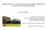MECHANICAL & ELECTRICAL BUILDING SERVICES IN …ar.itb.ac.id/wp-content/uploads/sites/162/2016/08/Kuliah-Umum-MEP... · Consultants (Architect, Structural Engineer, M&E Engineers,