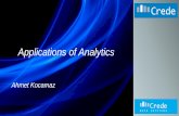 Applications of Analytics - Bilkent University of Analytics... · Mehmet Öztürk 545 ... Applications of Analytics The Motivation Product Propensity Modelling Not-on-us Turnover