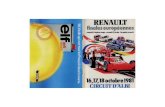 Albi Finales Renault 18 10 81 Programme  · PDF fileRENAULT finales européennes renault 5 alpine coupe - renault 5 turbo - formule renault CIRCUIT D'ALBI