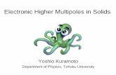 Yoshio Kuramoto - 京都大学ykis07.ws/presen_files/27/Kuramoto.pdf · Electronic Higher Multipoles in Solids Yoshio Kuramoto Department of Physics, Tohoku University