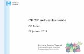 CPOP netværksmøde · PDF fileOrthoser: Hemiphlegi: Dropfod, stram læg Bilateral cp : Valgus/knækfod Crouch (groundreaktion AFO) ved overstrækning i knæet Kontraind