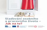 Slaďování osobního a pracovního života – Jak na to?genderstudies.cz/download/toolkit_web.pdf · strana – 5 Jednou z důležitých oblastí, která ovlivňuje slaďování