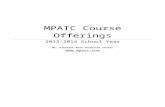 MPATC Course Web viewMPATC Course Offerings - Table of Contents. ... (GD &T), advanced machine operations, precision measurement, set ups, electrical discharge machine operations,