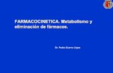 FARMACOCINETICA. Metabolismo y eliminación de …anestesiar.org/WP/uploads/2010/03/CYP450.pdf · Ocurre cuando hay farmacos de alta extracción. ...