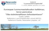 Euroopan luomumaatalouden tutkimus; tarve paneutua - Luomu.fi | Luomu ...luomu.fi/luomuinstituutti/wp-content/uploads/sites/2/2015/03/... · sekä keinokasteltu viljelyala Tillman