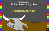 Forty Years Tagalog - · PDF fileIto ay uri ng tinapay na. ang lasa ay parang dugos. Tuwing umaga ang mana. ay nasa lupa upang. pulutin na lamang. ... susunod sa Aking tinig, kayo