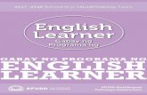 English Learner - sfusd. · PDF fileantas ng Ingles at kasanayan sa kanilang katutubong wika ... Mas Mahusay na Balanseng Pagtatasa-Mga Sining ng Wikang Ingles): Level o Antas 1 =