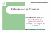 Optimización de Procesos - iqcelaya.itc.mxvicente/NotasSeminario1.pdf · Índice de Contenido 1 Introducción 1.1 La Ingeniería de Procesos 1.2 Modelación y Grados de Libertad