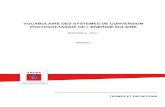 PHOTOVOLTAÏQUE DE L’ENERGIE SOLAIRE - ademe.fr · PDF fileTERMES ET DEFINITIONS VOCABULAIRE DES SYSTEMES DE CONVERSION PHOTOVOLTAÏQUE DE L’ENERGIE SOLAIRE ÉDITION 2 : 2011 20/04/2011