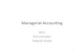 Managerial Accounting - 立命館大学asada/file/ea4.pdf · Chapter4 Cost-Volume-Profit Analysis After reading this chapter, ... 6. 4) Regression Analysis ... But CVP analysis can