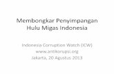 Membongkar Penyimpangan Hulu Migas Indonesia · PDF fileMembongkar Penyimpangan Hulu Migas Indonesia Indonesia Corruption Watch (ICW)  . Jakarta, 20 Agustus 2013