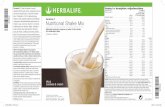 Bjelančevine 38,91 g 18,6 g Nutritional Shake Mix · PDF fileL0146HR-01 SKU: #0146 L0146HR-01 SKU: #0146 okus cookies & cream NETO KOLIČINA: 550 g e Vidi serijski broj na dnu pakiranja.