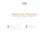 Aspen for Browser User Guide - · PDF fileAspen for Browser เป็นโปรแกรมวิเคราะห์หุ้น ที่ประกอบด้วยฟังก์ชั่น