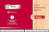 Carta de Sabores Nakhla - · PDF fileun sabor intenso, dulce y aromático a la fumada. Aroma dulce y anisado en este sabor a regaliz. La menta y el chicle se mezclan en este sabor