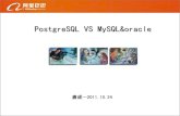 PostgreSQL VS MySQL&oracle 成_PostgreSQL_VS_MySQL... · PDF file2. 无oracle和MySQL回滚段满的问题，也没有oracle的ora-01555