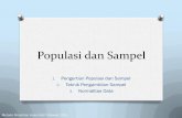 Populasi dan Sampel -   · PDF filePopulasi dan Sampel 1. Pengertian Populasi dan Sampel 2. Teknik Pengambilan Sampel 3. Normalitas Data Metode Penelitian Kuantitatif ©Aswad 2015
