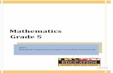 Mathematics Grade 5 - Marylandmdk12.msde.maryland.gov/share/frameworks/CCSC_Math_gr5.pdf · Mathematics . Grade 5 . 20. 15 Maryland Common Core State Curriculum Framework Page 1 of