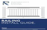 Railing Install Guide - Gossengossencorp.com/pdf/Railing_Installation_Guide.pdf · RAILING INSTALL GUIDE. Gossen Corporation | | 2030 West Bender Road Milwaukee, WI 53209 Customer