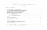 Recherche opérationnelle et applications - SI & · PDF fileII Applications de la programmation linéaire 6 ... 5.Implémentation de la solution Méthodologie ... –La phase de validation