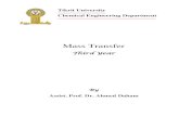 Mass Transfer - جامعة تكريتceng.tu.edu.iq/ched/images/lectures/chem-lec/st3/c3/Lectures-Mass... · Treybal R.E., Mass Transfer Operations, McGraw Hill 2. ... 26 Humidification
