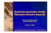 Rudarsko-geološka studija Šibensko-kninske ž · PDF filesadrŽaj studije 1. uvod 2. geografski pregled 3. pregled dosadaŠnjih istraŽivanja i rudarske aktivnosti 4. geoloŠka graĐa