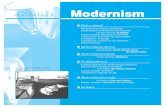 Modernism - · PDF fileIon Barbu, [Din ceas, dedus...] Limb\ român\:**Limbajele de specialitate Evaluare. 6 Modernismul 1. Numi]i [lag\rul verii [i genul de îmbr\c\minte la mod\