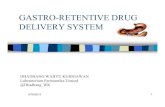 GASTRO-RETENTIVE DRUG DELIVERY SYSTEM · PDF file• Setelah obat lepas selama periode waktu yang ... melepaskan obat secara lambat pada laju yang ... • Formulasi ini mengandung