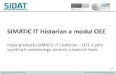 SIMATIC IT Historian a modul OEE - sidat.cz · PDF fileSAP JDE B2MML Material ... R3 / ECC 6.0 Intelligence Suite SIMATIC IT R&D Suite . Historian –OEE modul 8SIMATIC IT /47 ...