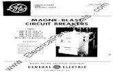 MAGNE-BLAST CIRCUIT BREAKERS . com www . … Electric... · MAGNE-BLAST CIRCUIT BREAKER TYPE AM-4.16 WITH MS-13 MECHANISM The Magne-blast Circuit Breaker is the removable interrupting