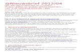 @Nieuwsbrief 2012/04 -    Web viewWORD LID -ABONNEE 3. BELGIE ...  . ... zo veel boekenrecencies geschreven op Amazon.com dat hij