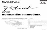 KORISNIČKI PRIRUČNIK - Brother Industriesdownload.brother.com/welcome/docp000626/pt2730_cro_usr.pdf · UVOD Zahvaljujemo na kupovini uređaja P-touch 2730. Vaš novi P-touch uređaj