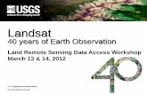 Understanding the Landscape: A Geographer’s Perspective · PDF fileinstructed Landsat Program Management to build government-owned Landsat 7 1994: Landsat 4 and 5 operations returned