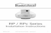 RP / RPc Series - The Home Depot · PDF fileIN020 Rev T 0217 3 Saber Way, Ward Hill, MA 01835 | radonaway.com 1 RP / RPc Series Installation Instructions c