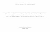 Desenvolvimento de um Método Voltamétrico para a ... · PDF fileAstride Euridice Correia Rodrigues Desenvolvimento de um método voltamétrico para a avaliação do crescimento microbiano