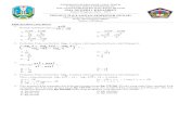 · PDF fileTRYOUT II (ULANGAN SEMESTER GENAP) Mata Pelajaran Matematika Peminatan Kelas XII Program MIPA Waktu 120 Menit Pilih Jawaban yang Benar 1. Bentuk sederhana dari 3